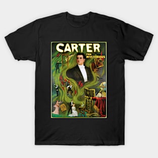 Vintage Magic Poster Art, Carter the Mysterious T-Shirt